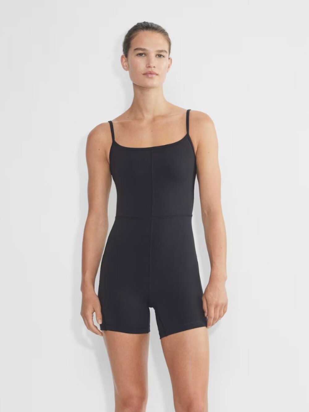 Wilfred Free Black Spaghetti Strap LIFE divinity 5” romper